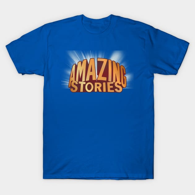 Amazing Stories Retro 80s TV Show T-Shirt by darklordpug